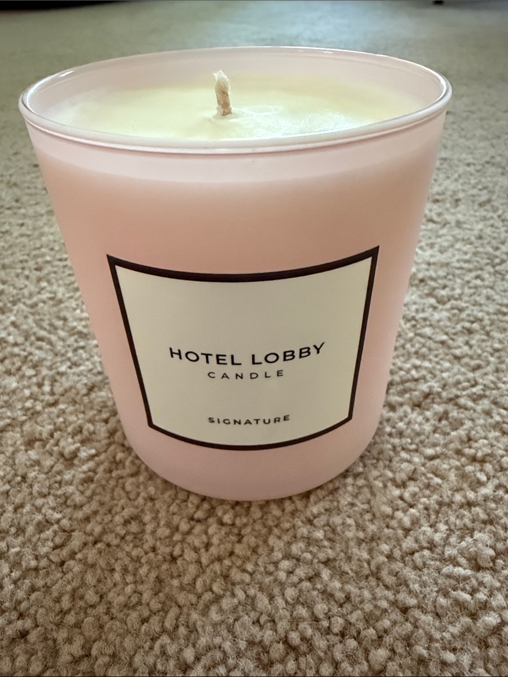 Hotel Lobby Signature Candle
